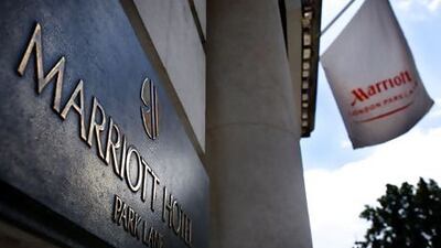The Abu Dhabi Investment Authority is poised to buy 42 Marriott-branded hotels from Britain's Royal Bank of Scotland. Newscast Limited via AP Images
