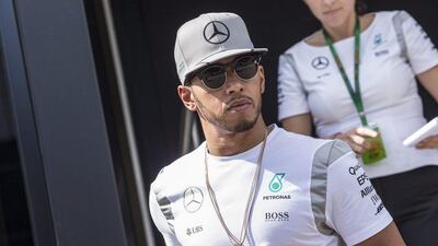 Lewis Hamilton walks in the paddock at the Formula One Grand Prix of Austria in Spielberg. Valdrin Xhemaj / EPA
