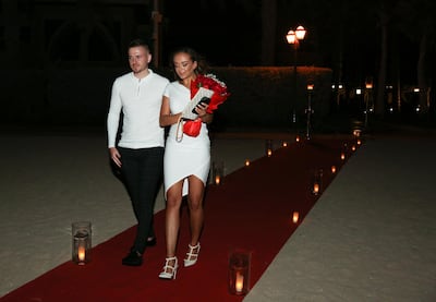 The Big Proposals's clients Ben Davis and Charlotte Newell from London also plan to return to Dubai to get married