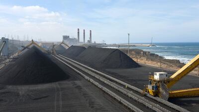 Above, a Taqa plant in Morocco. The company last month reported a loss of Dh1.1 billion last year. Courtesy Taqa