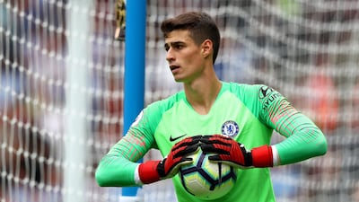 Kepa Arrizabalaga became the world's most expensive goalkeeper after moving to Chelsea. Getty Images