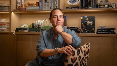 Restaurateur Natasha Sideris at The Academy in Dubai. Antonie Robertson / The National