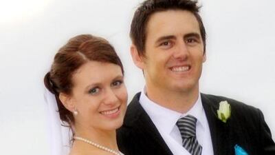 Jonathan Beeton, pictured with wife Tammy, is critically ill in a Dubai hospital after hitting his head in an accident on a dhow.