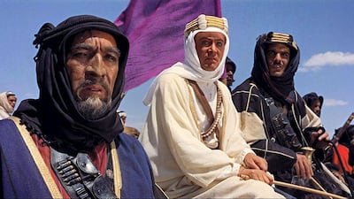Anthony Quinn, Peter O'Toole, and Omar Sharif in 'Lawrence of Arabia', which was partially shot in Wadi Rum. IMDb
