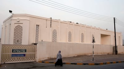 Saint Peter and Paul Catholic church in Muscat. Some 300,000 Christians live in Oman. AFP