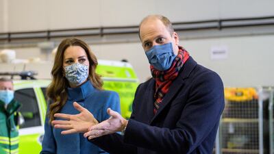 The visit to the Scottish Ambulance Service is part of their working visits across the UK ahead of the Christmas holidays to pay tribute to the work of individuals and organisations across the country. Reuters