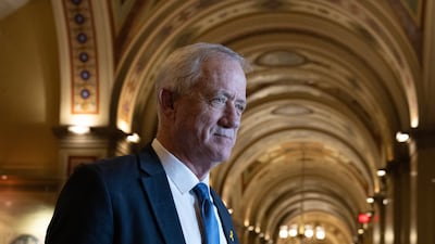 Benny Gantz said Iran and its proxy groups, including Hezbollah, are now the main threat to Israel. EPA