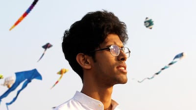 Aniruddh Menon at a kite festival in Panjim, Goa, last year. Lovesongs is his first full-length album. Courtesy Mini and Aditya Menon.