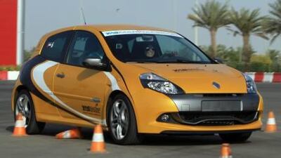 Your humble narrator goes on a cone massacre at Yas Marina Race Track.