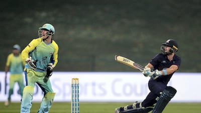 Aces' Rob O'Donnell bats in the game between Auckland Aces and the Boost Defenders.