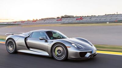 Hybrid technology gives cars such as Porsche’s 918 Spyder the kind of acceleration that petrolheads could once only dream about. Courtesy Bosch