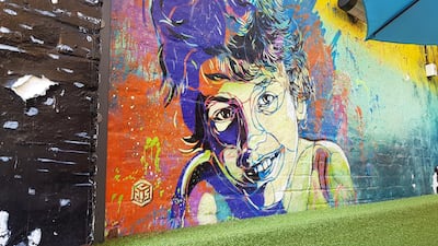 A mural in Shoreditch. Photo by Rosemary Behan