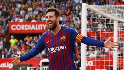 It was a familiar day for Spanish football fans of seeing Messi celebrate. Reuters