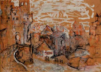 'San Fernando in Spain' (1960) by Hamed Nada. Courtesy Safarkhan Gallery