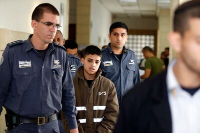 Ahmad Manasra was detained at the age of 13 after a stabbing attack in East Jerusalem. AFP