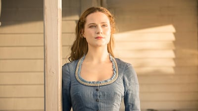 Evan Rachel Wood in Westworld. Courtesy HBO / OSN
