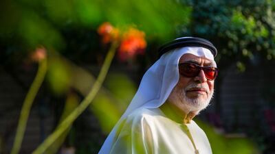 Abdul Hafeez Khan Al Yousefiat his home in Al Ain. Duncan Chard / The National