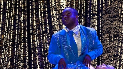 Colombian salsa dancers Leidy Casanova (bottom) and Carlos Estacio participate in the Caleno style category during the IX World Salsa Festival at the Cañaveralejo Bullring in the Colombian city of Cali on July 27, 2014. AFP