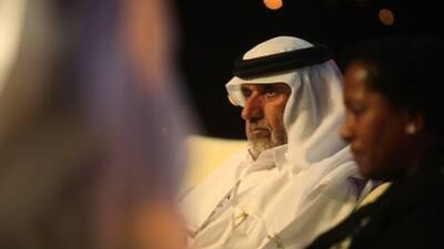 Faraj bin Butti al Muhairbi, the chairman of the Emirates Diving Association, was at yesterday's gathering.