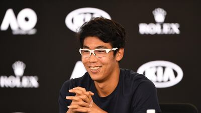 Chung Hyeon reached the semi-finals of the Australian Open last month. Dean Lewins / EPA