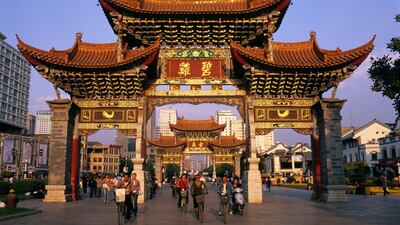 The weather in Kunming, China, is eternally springlike. Hemis/Corbis