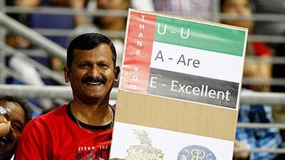 It would have been nice to see spectators wearing IPL franchise colours, writes our columnist. Jeffrey E Biteng / The National