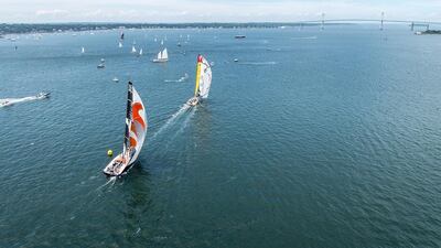 Azzam, carrying the Abu Dhabi Ocean Racing crew, will clock 4,800km before reaching Gosport on England’s south coast. Sam Greenfield / Volvo Ocean Race