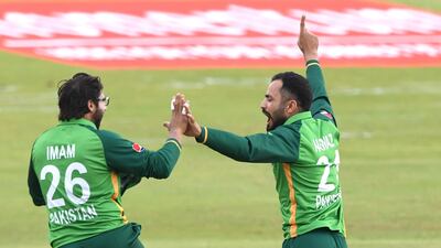 Mohammad Nawaz of Pakistan took three quick wickets at SuperSport Park in Pretoria. Getty