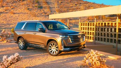 The new 2021 Cadillac Escalade is not small. All photos courtesy GMC