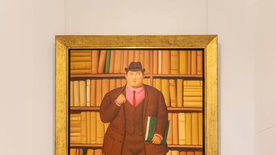 Lawyer and Secretary by Fernando Botero (2010)