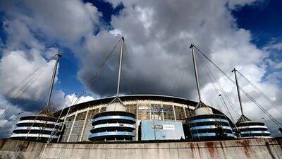 Property prices around Manchester City's Etihad Stadium have risen by 259 per cent over the past 10 years, according to a survey by the UK mortgage lender Halifax. Laurence Griffiths / Getty Images