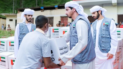 The UAE has announced a $10 million aid package for Nepal under the directive of President Sheikh Mohamed. Photo: Wam