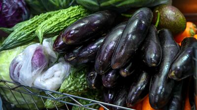 Veron Ramos gets up as soon as the Al Mina Fruit and Vegetable Souq opens to get fresh ingredients for her dishes