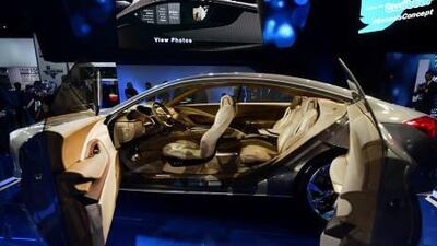 The Hyundai HCD-14 Genesis concept is displayed at the North American International Auto Show. More than 500 cars, representing the most innovative designs, were shown. Daniel Acker / Bloomberg News