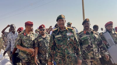 Sudanese army chief Gen Abdel Fattah Al Burhan. Getty Images
