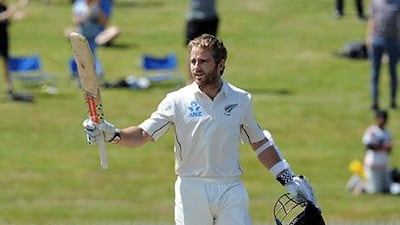New Zealand’s Kane Williamson scored his fifth century of the year to secure a Test win over Sri Lanka. Ross Setford / AP Photo