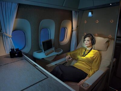 Most travellers expect other passengers to recline their chair, regardless of class of travel. Courtesy Emirates