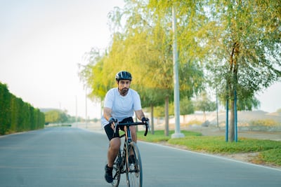 Mohammed Al Harbi has urged to sign up for the competition by his wife. Photo: Mohamed Al Harbi