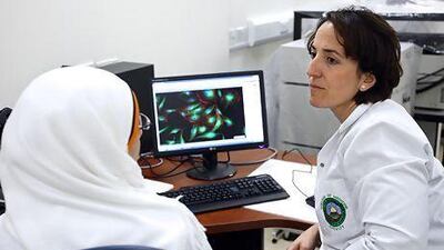 Rania Zaarour, an assistant professor at the University of Sharjah, says "the UAE has to create a culture of research". Satish Kumar / The National