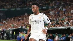 Vinicius Junior is considering whether to stay at Real Madrid or move to Arsenal. Getty Images