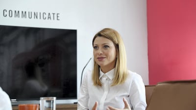 Ms Danila moved to Dubai in 2011 and founded Millennial Capital in 2016. Pawan Singh / The National