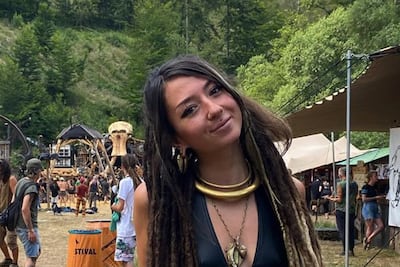 Shani Louk was attending a music festival at the time of the attack. @shanukkk/ Instagram