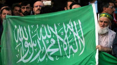 Germany will move to ban Hamas's flag after pro-Palestine protests caused alarm over anti-Semitism. AFP