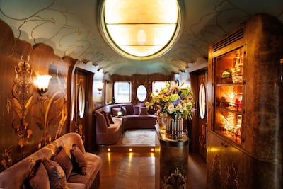 The Celia interiors have been designed by Australian filmmaker Baz Luhrmann and Oscar-winning costume designer Catherine Martin. Photo: Belmond
