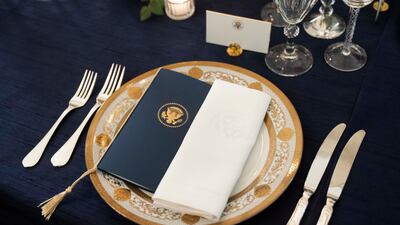 The event will take place in the State Dining Room of the White House. AP