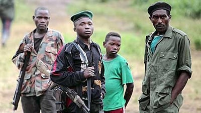 Rebels in DR Congo and Congolese national forces vie for control of mines, so as to use proceeds from their trade on world markets to buy weapons.