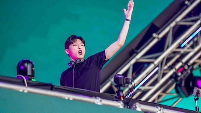South Korean DJ R Tee on the Main Stage