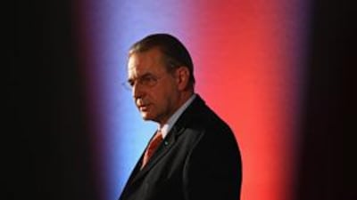 Jacques Rogge was re-elected president of the International Olympic Committee yesterday.