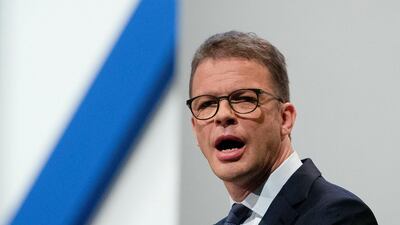 Christian Sewing will face questions on tour to gain backing for his huge revamp of Deutsche Bank. AP