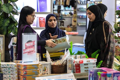 Attendance at Abu Dhabi Book Fair 'surpassed expectations' this year. Victor Besa / The National
